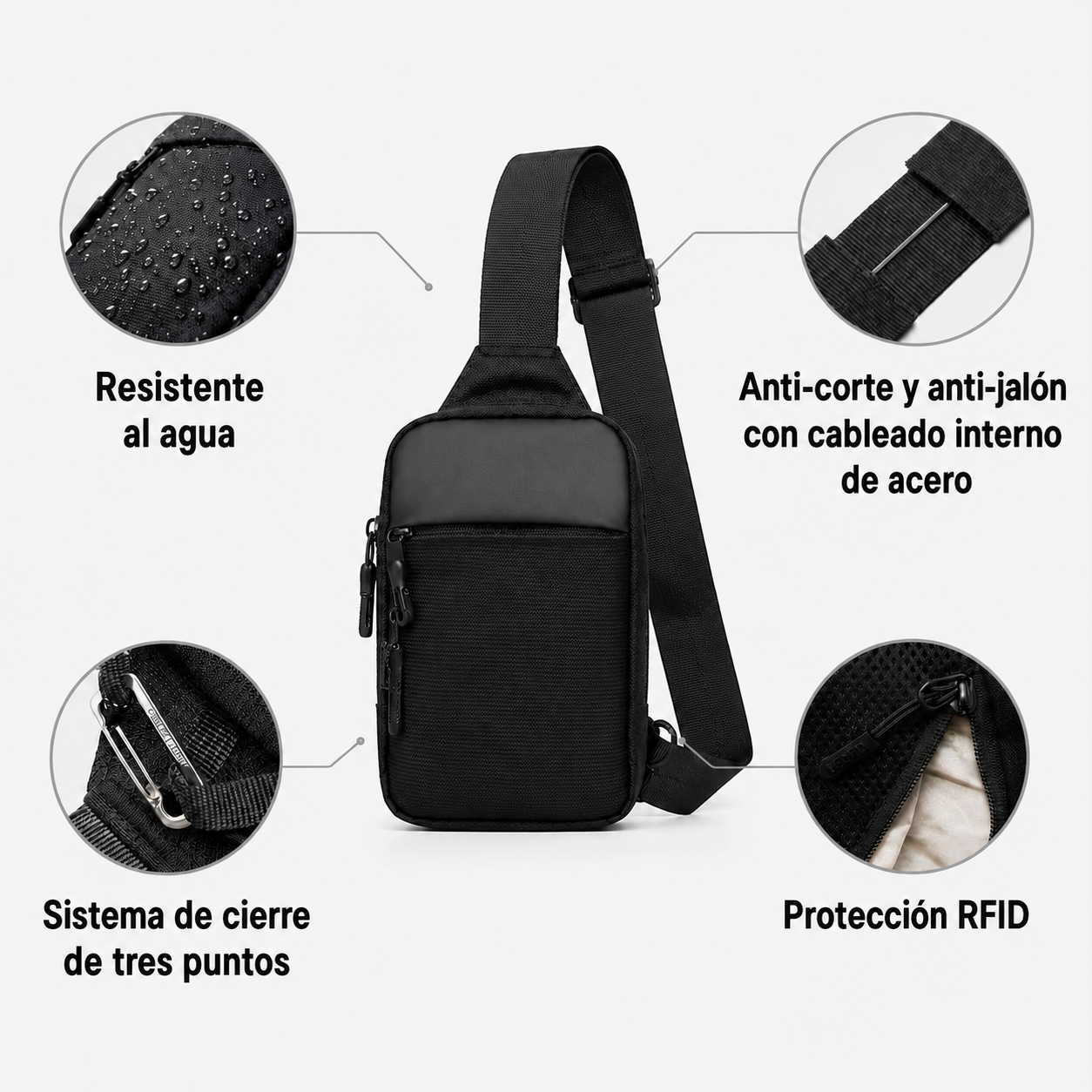 Bolso Bandolera de Viaje